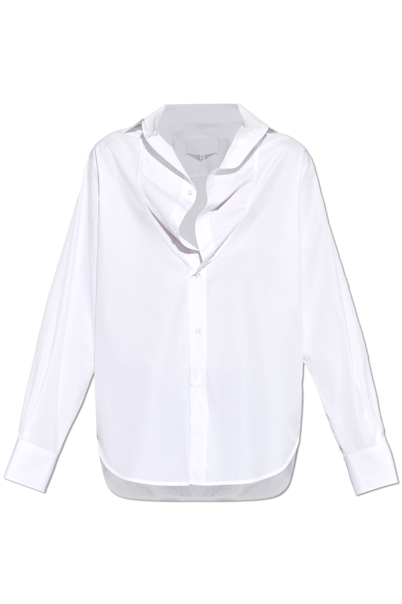 Maison Margiela Oversized shirt with raw-edge finish | Men's | Vitkac